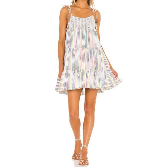 SOLID & STRIPED Parker Striped Mini Dress - Picture 1 of 7